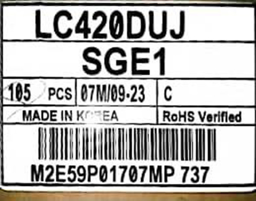 LC420DUJ SGE1 LCD TV Display Panel 42 Inch 1920X1080 FULL RGB